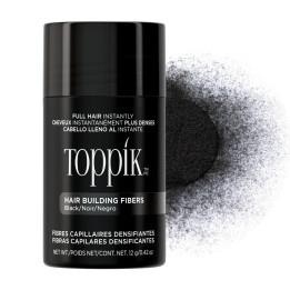 Toppik – Black hair – Hair Building Fibres Powder for a Thicker-lookin