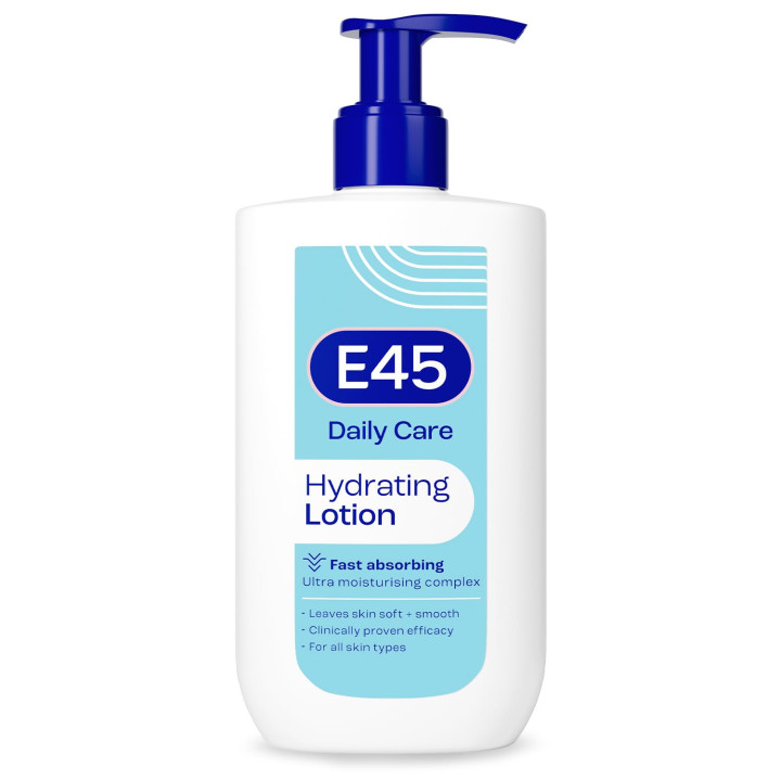 E45 Daily Lotion 400 ml for all Skin Types – Hydrating Non-Greasy Ligh