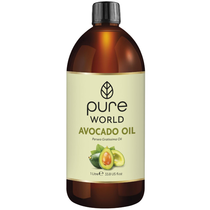 Pure World Natural Avocado Oil 1000ML Cold Pressed Freshly Pressed Pre