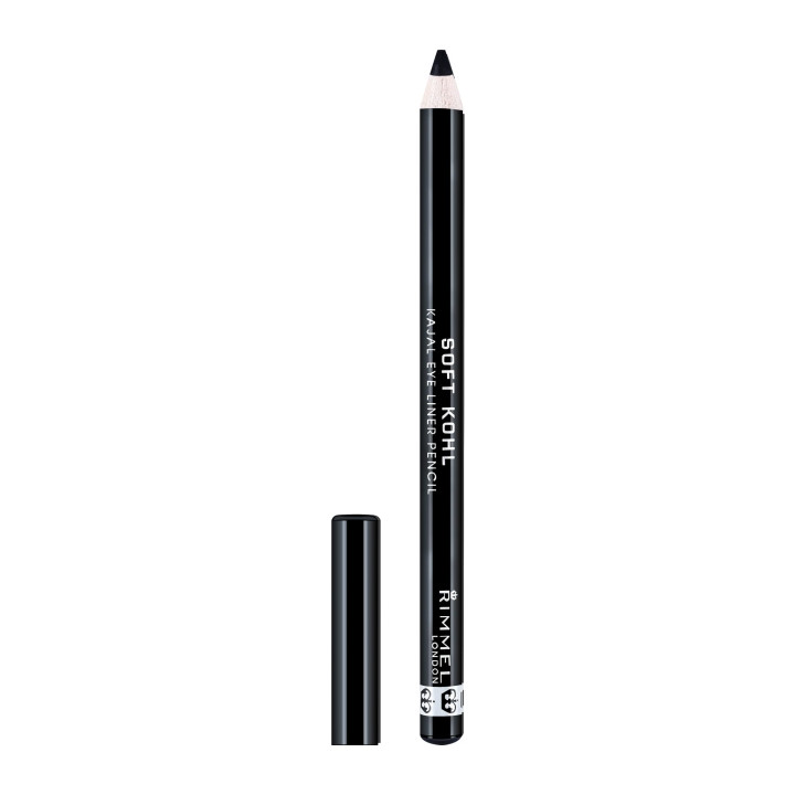 Rimmel Soft Kohl Kajal Professional Eyeliner Pencil, Intense Long-Last