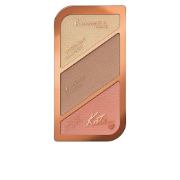 Rimmel London Sculpting Highlighter Palette 3-tone – Coral Glow, Golde