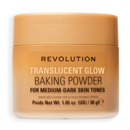 Revolution Translucent Glow Loose Baking Powder No Caking – Medium to 