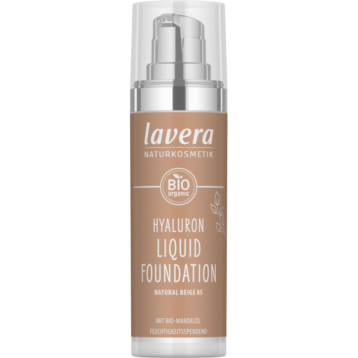 lavera Hyaluron Foundation Natural Ivory 01 30 ml Hyaluronic Acid & Al