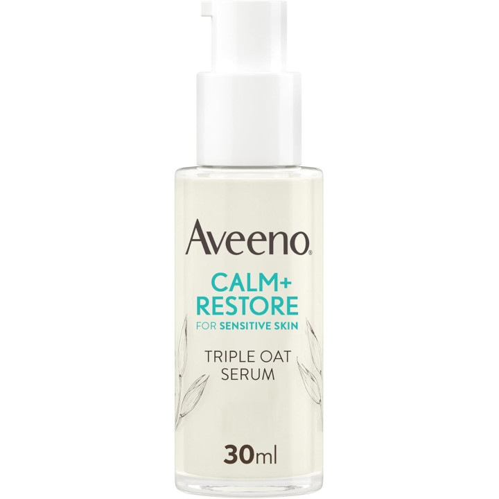 AVEENO Face CALM+RESTORE Triple Oat Serum for Sensitive Skin (1 x 30ml