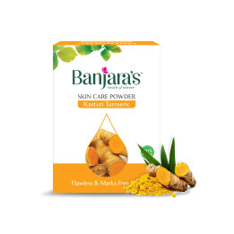 Banjara's Powder Touch of Nature Skin Care Turmeric Kasturi Powder For