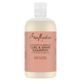 Shea Moisture Coconut & Hibiscus sulphate free curly hair shampoo Curl