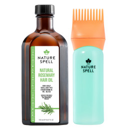 Nature Spell Rosemary Oil for Hair Growth with Root Comb Applicator