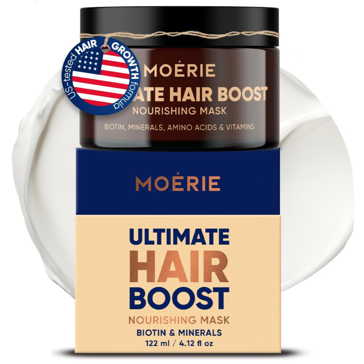 Moerie Mineral Hair Growth & Repair Mask – Hair Loss treatment Mask – 