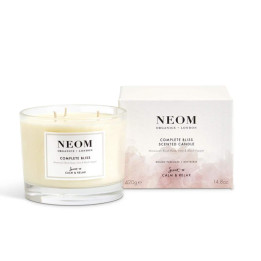 NEOM- Complete Bliss Scented Candle – White – 3 Wick