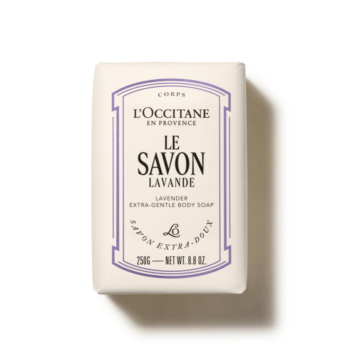 L'OCCITANE - Body Soap - All skin types - Made in France Lavender 250 