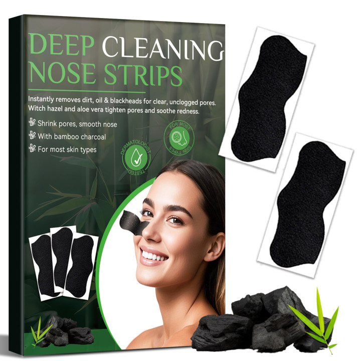 Blackhead Remover Strips Skincare Gift for Men and Women – 80 PCS Char