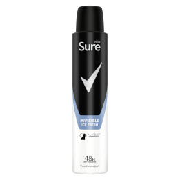 Sure Men Invisible Ice Fresh Anti-Perspirant Aerosol 200ml Fresh 200 m