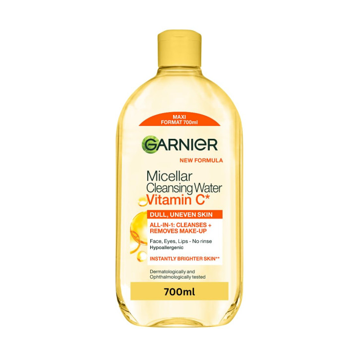 Garnier Vitamin C* Micellar Cleansing Water – All-in-1 Peeling Effect