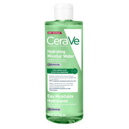 CeraVe Hydrating Micellar Water Removes makeup with 24h hydration with