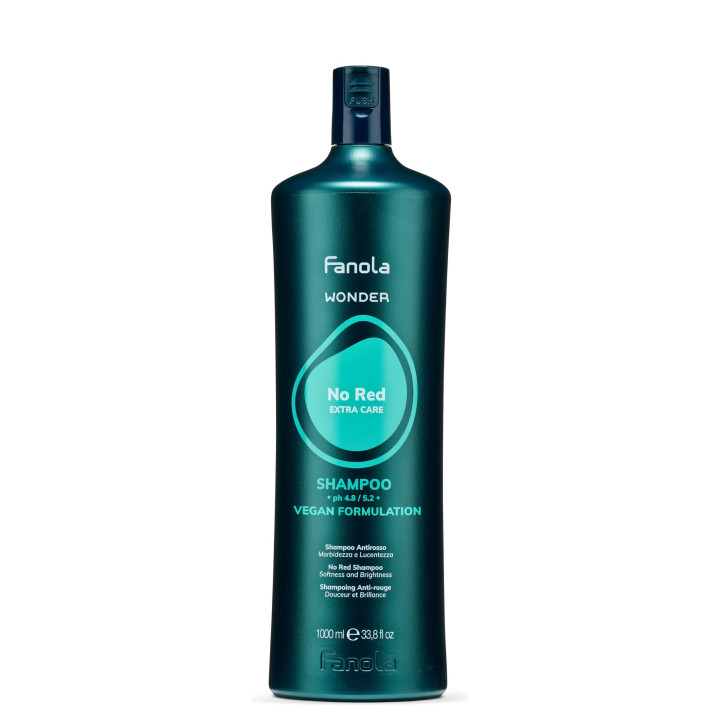 FANOLA WONDER W NO RED NO RED SHAMPOO SOFTNESS AND BRIGHTNESS 1000 ML 