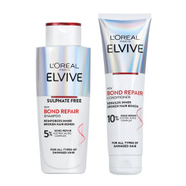 L’Oreal Paris Elvive Bond Repair Routine Set for Damaged Hair, Shampoo