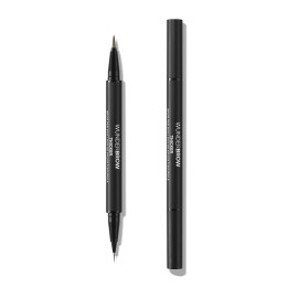 Thicker Brow Pen Duo Smudge Proof – Black/ Brown – Vegan & Cruelty Fre