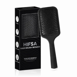 Paddle Hair Brush Women Professional Hairbrush Easy Grip Handle Hair C