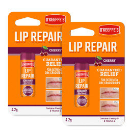 O'Keeffe's Lip Repair Cherry Lip Balm 4.2g (2 Pack) 1 count (Pack of 2