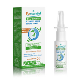 Puressentiel Respiratory Express Sinus Nasal Spray 15ml 12 Years+