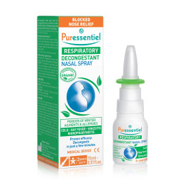 Puressentiel Respiratory Decongestant Nasal Spray 15ml Fast & Natural