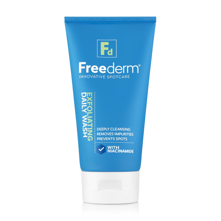 Freederm Exfoliating Daily Face Wash with Niacinamide for Spot-Prone S