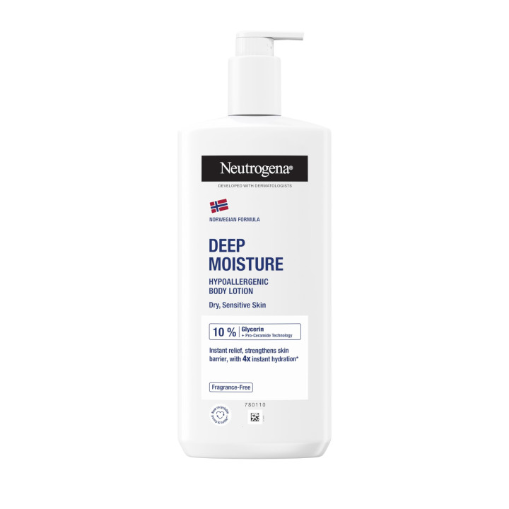 Neutrogena Norwegian Formula Deep Moisture Body Lotion (1x 400ml), Fra