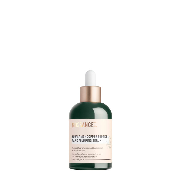Biossance Squalane + Copper Peptide Rapid Plumping Serum - Face Serum 