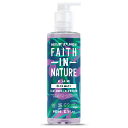 Faith In Nature Natural Lavender and Geranium Liquid Hand Wash, Relaxi