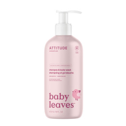 ATTITUDE 2in1 Hair Shampoo and Body Wash for Baby, Plant and Mineral-B