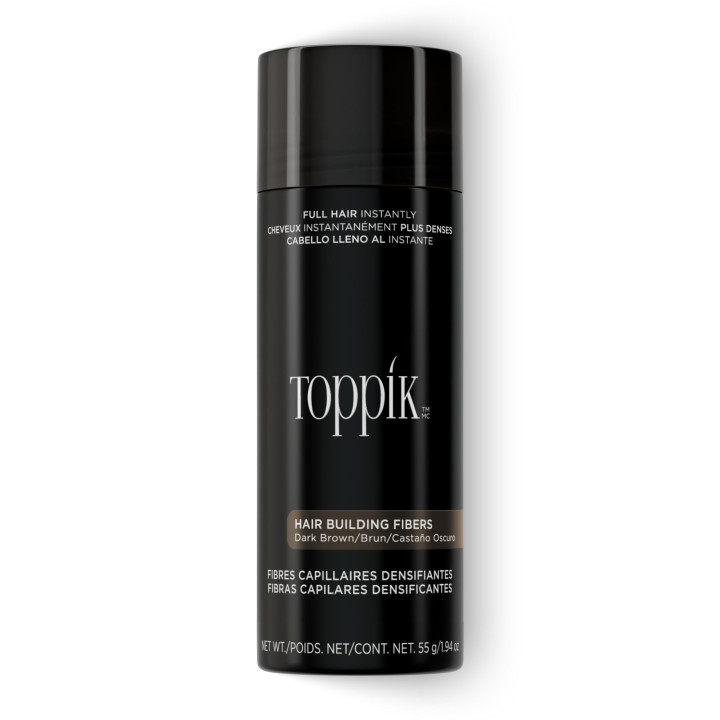 Toppik Hair Fibres Dark Brown Premium Keratin for Thicker Hair – 55g D