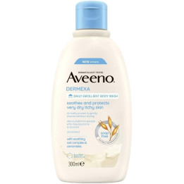 Aveeno Dermexa Daily Emollient Body Wash for Sensitive Skin (1 x 300ml