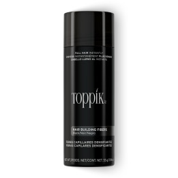 Toppik Hair Fibres Black Premium Keratin for Thicker Hair – 55g Black 