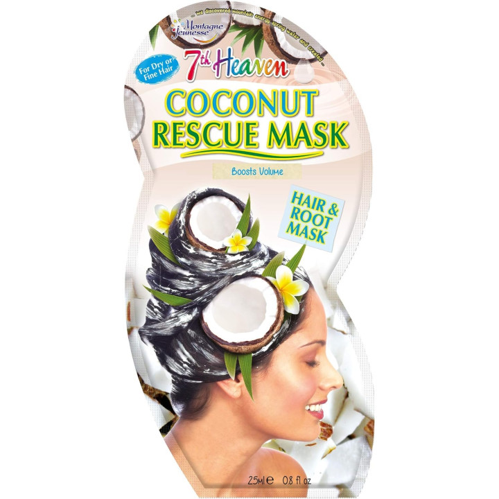 Montagne Juenesse 7th Heaven Coconut Protein Rescue Mask 25ml - White 
