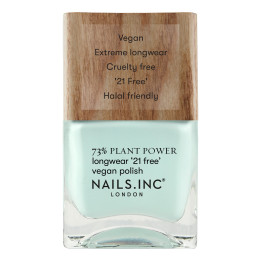 Nails.INC 73% Plant Power Nail Polish Quick Drying – Long Lasting Nail