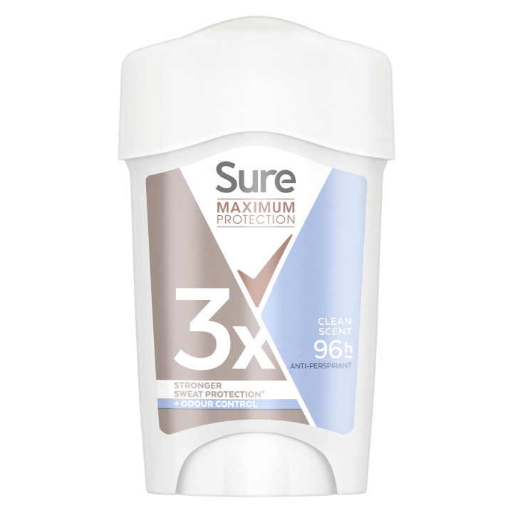 Sure Women Maximum Protection Clean Scent Antiperspirant Deodorant Cre