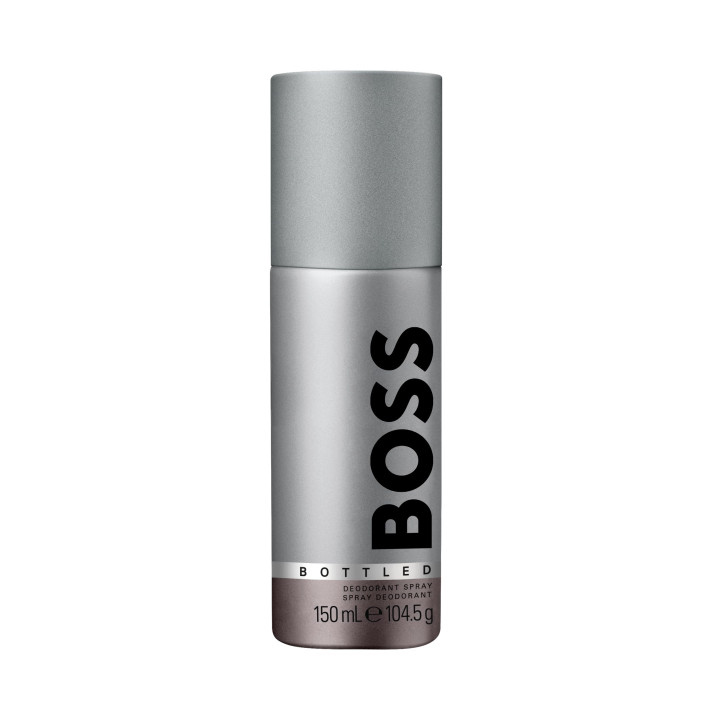 BOSS Bottled Deodorant Spray for Him - Woody Scent with Notes of Apple