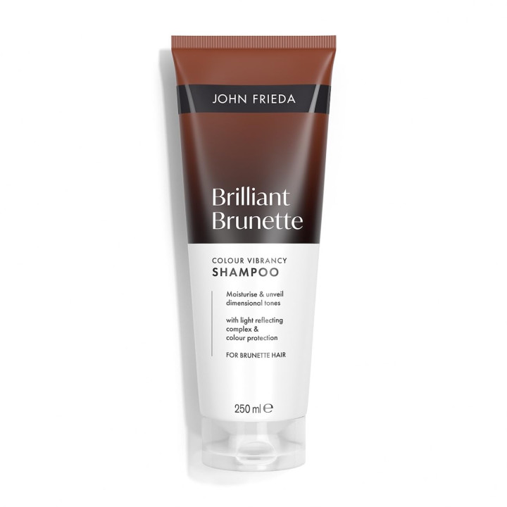 John Frieda Brilliant Brunette Colour Vibrancy Shampoo 250ml. Brown Ha