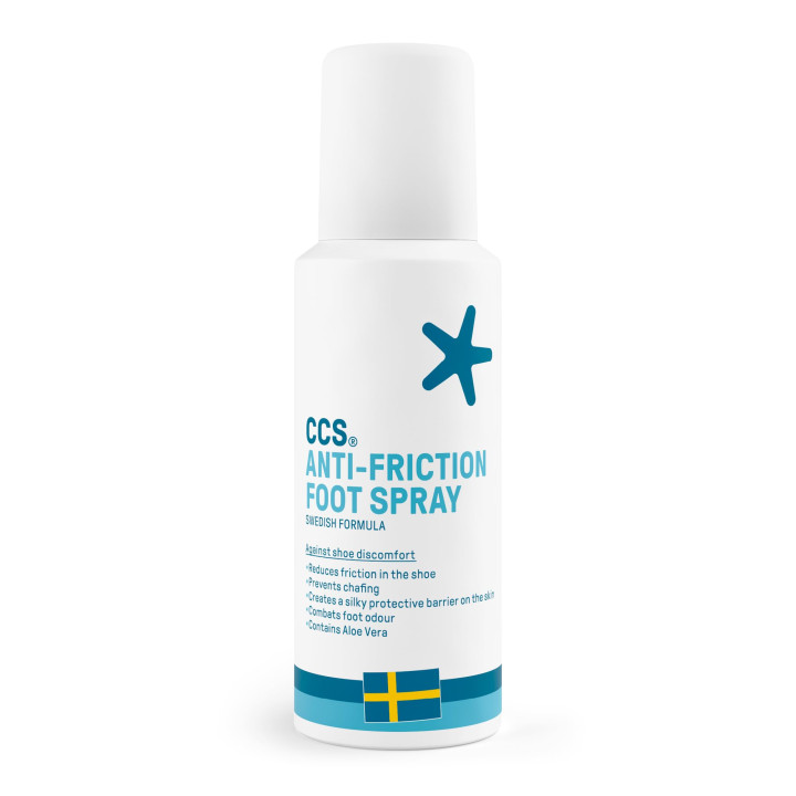 CCS Anti-Friction Foot Spray for increased comfort in the shoe - Preve