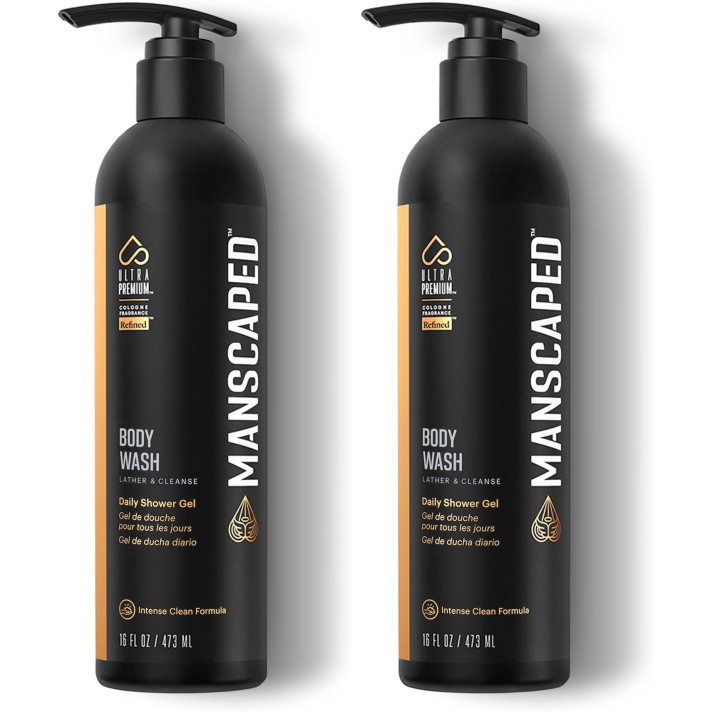 MANSCAPED® Men’s UltraPremium Body Wash – red