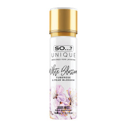 So…? Unique Womens White Blossom Body Mist Fragrance Spray 150ml