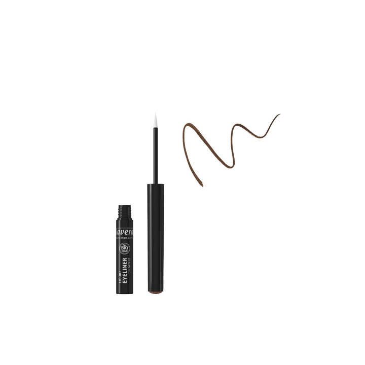 lavera Liquid Eyeliner -Brown- For an expressive look ∙ Organic blosso