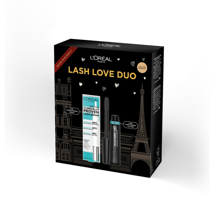 L'Oréal Paris Lash Love Duo Gift Set Clinically Proven Lash Serum Infu