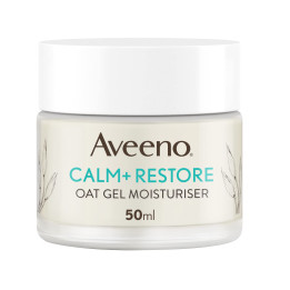 Aveeno Face Calm+Restore Oat Gel Moisturiser for Sensitive Skin (1x 50