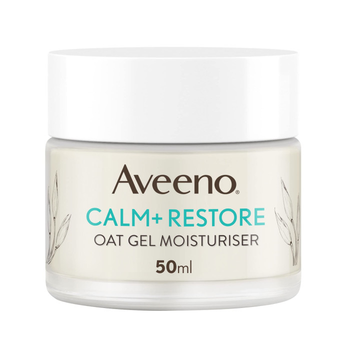 Aveeno Face Calm+Restore Oat Gel Moisturiser for Sensitive Skin (1x 50
