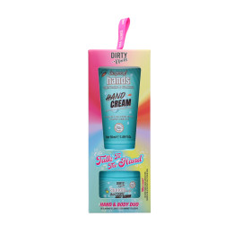 Dirty Works Talk to the Hand Duo Gift Set Hand & Body – ‎White