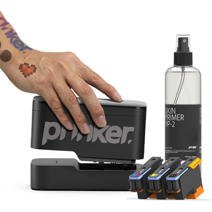 Prinker S Temporary Tattoo Device Package for Your Instant Custom Temp