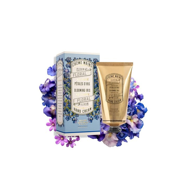 Iris Hand Cream 75ml - Very Dry Hands - Panier des Sens Blooming Iris