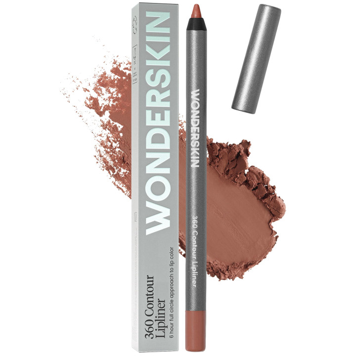 Wonderskin Lipliner Pencil - 360 Contour Lipliner Longwear – Walnut