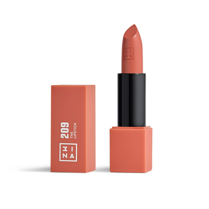 3INA - The Lipstick 209 - Peach nude - Matte Creamy Lip Colour 209 - C